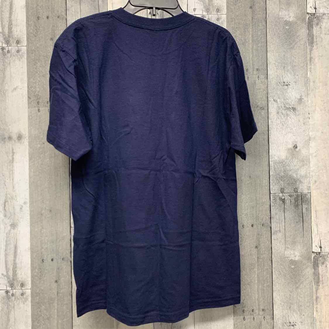 Size 14/16 Navy Graphic Justice League T Shirt - OodlesCB