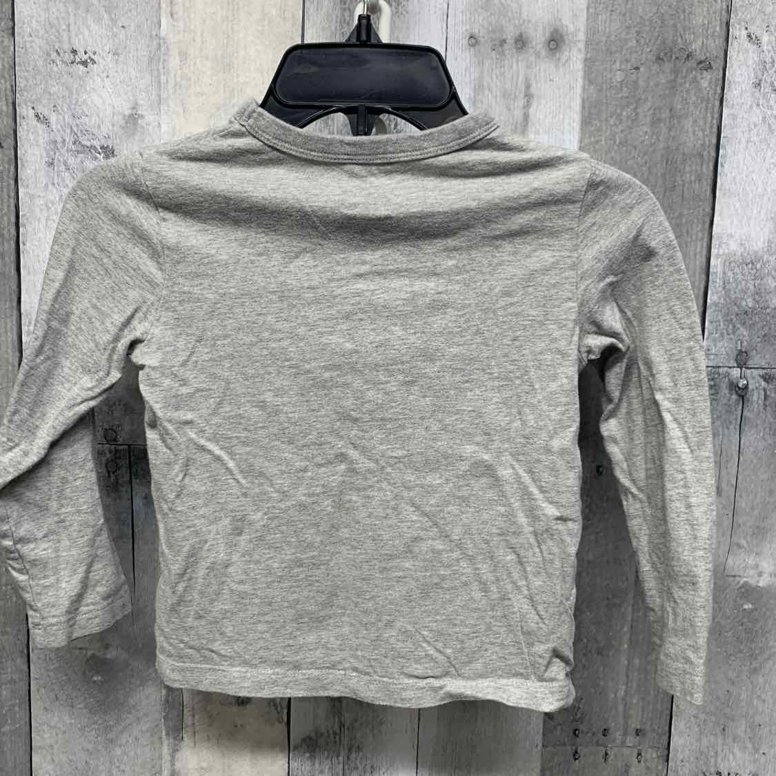 Size 4 Gray Graphic Gap Long Sleeve Shirt