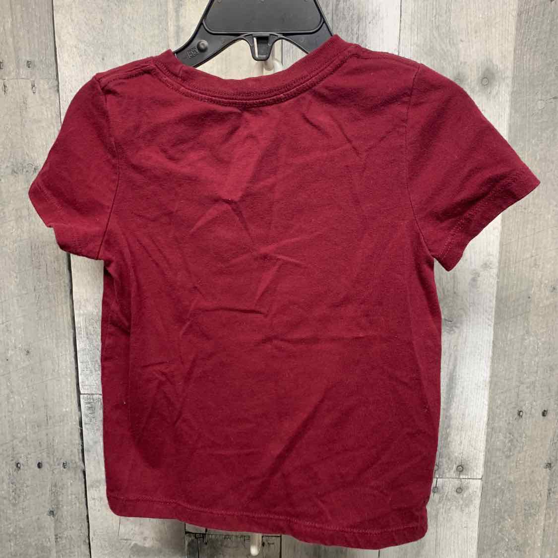 Size 2T Burgundy Cat & Jack T Shirt