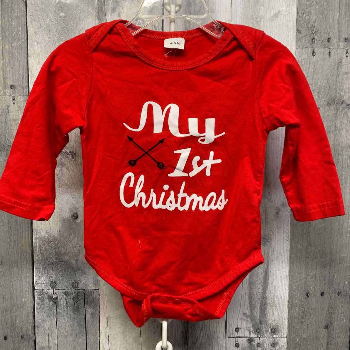 Size 6-9 Months Red B Brand Bodysuit