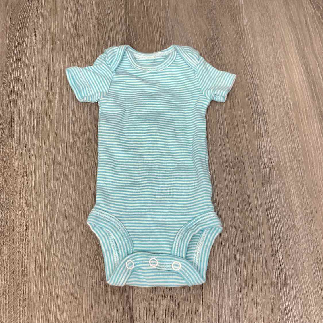 Size Preemie Blue Striped Simple Joys Bodysuit - OodlesCB
