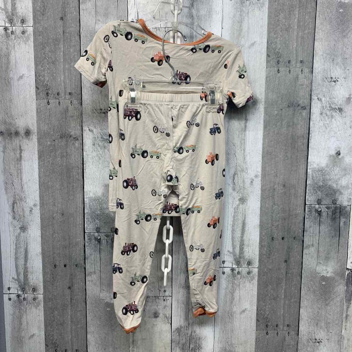 Size 3T Gray/Orange Kyte 2pc PJs - OodlesCB