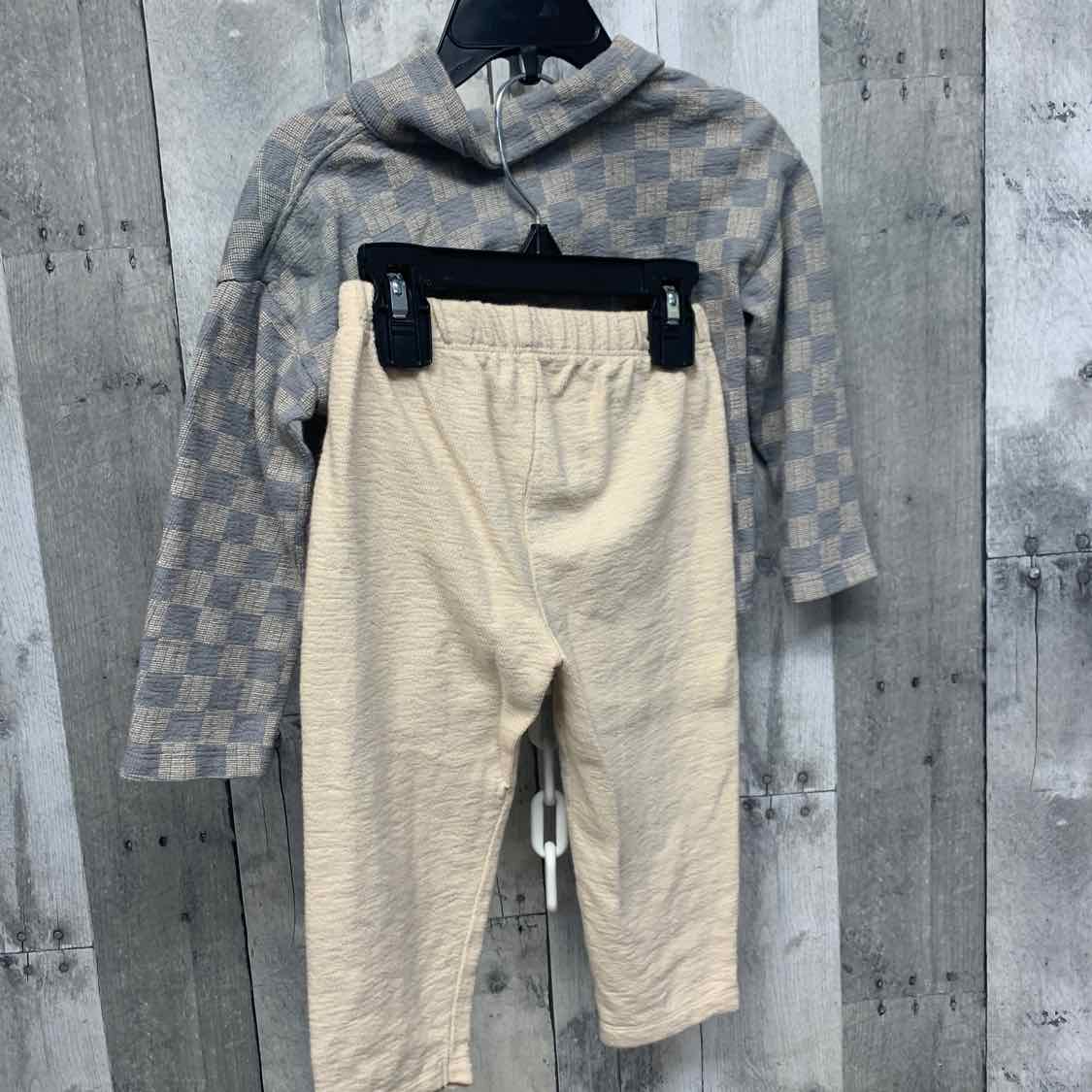 Size 24 Months Blue/Tan Modern Moments by Gerber Shirt/Pants