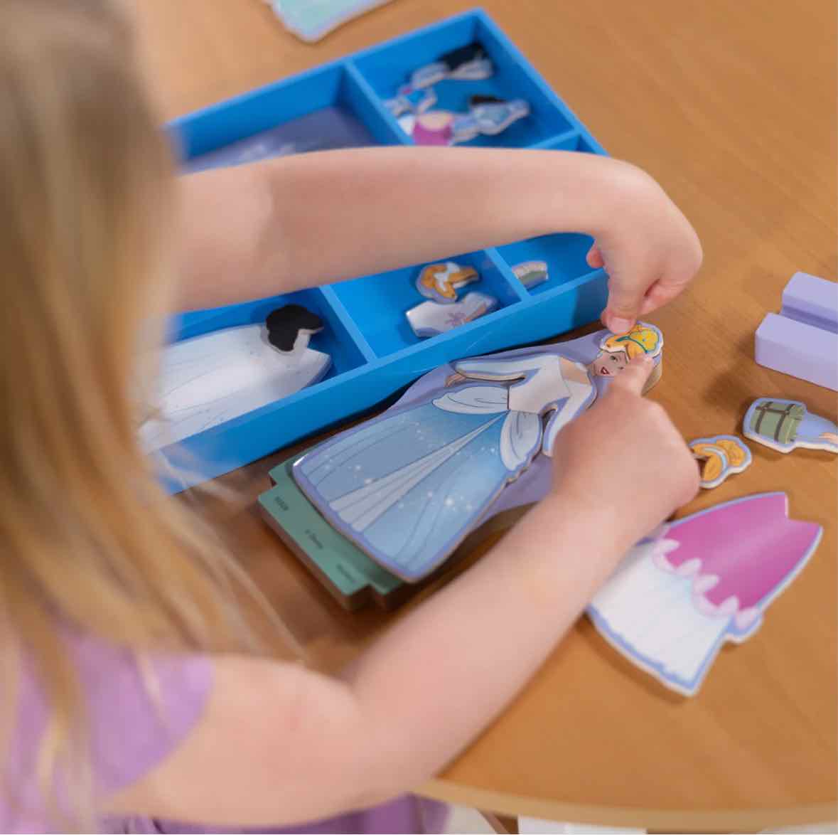 Melissa & Doug Cinderella Wooden Magnetic Dress-Up