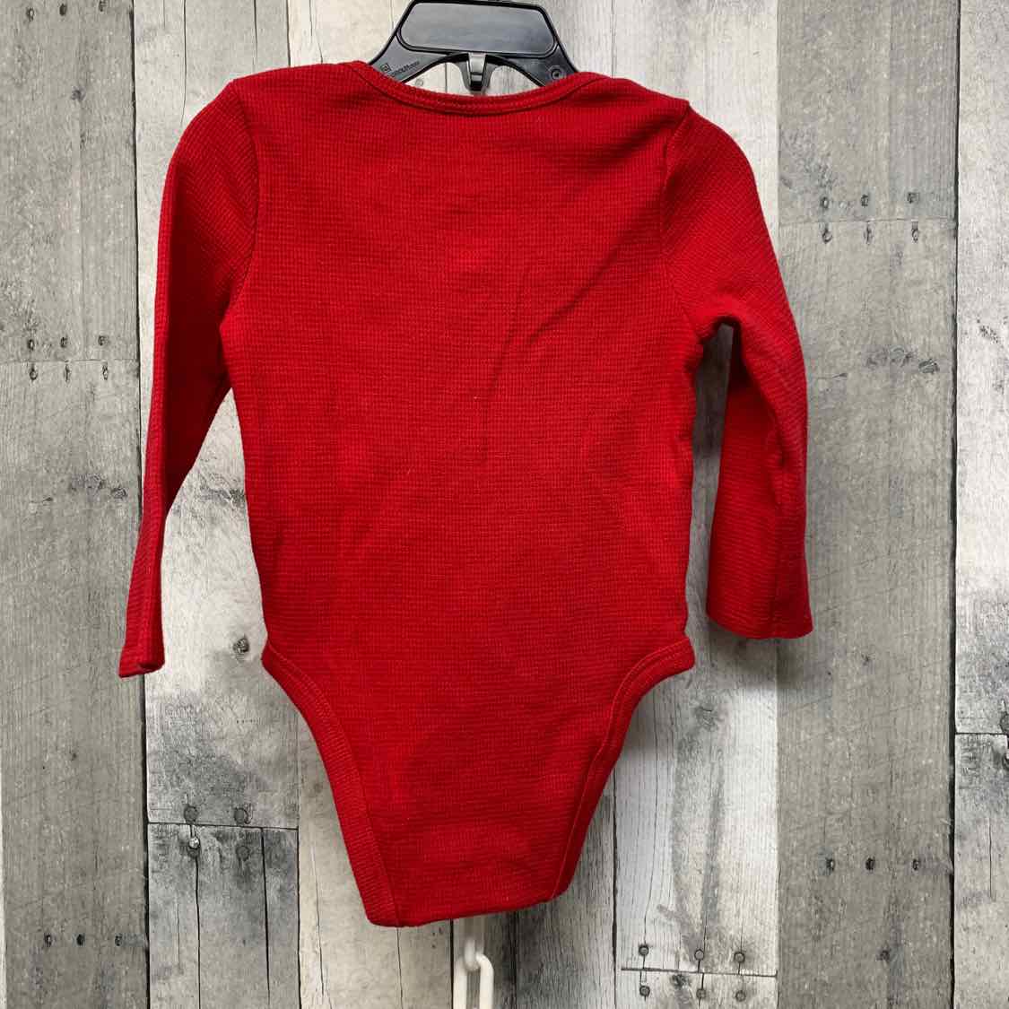 Size 24 Months Red Print Disney Bodysuit