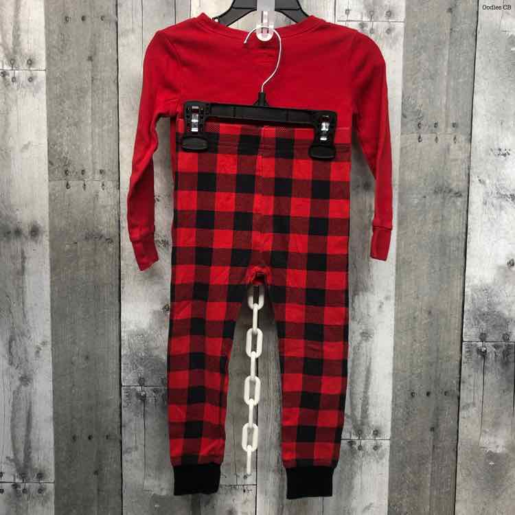 Size 3T Red/Black Old Navy 2pc PJs