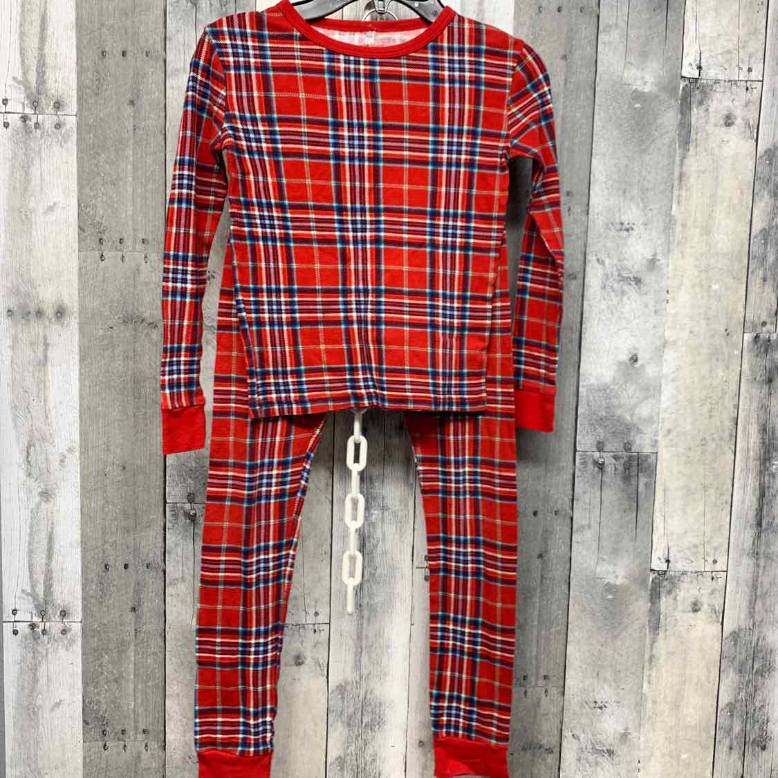 Size 8 Red Plaid Holiday Brands 2pc PJs