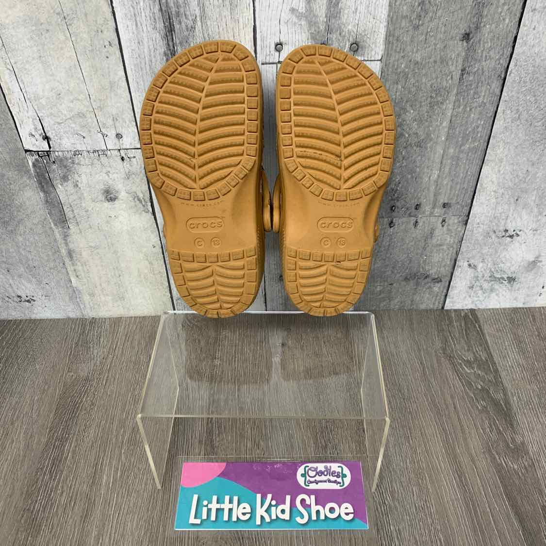 Size 13 Tan/Brown Crocs Water Shoes
