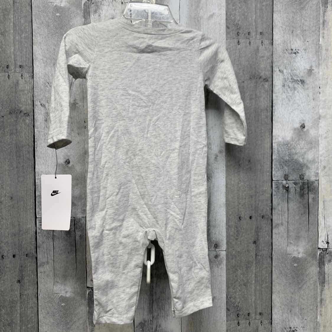 Size 6 Months Gray Graphic Sport Brand Romper