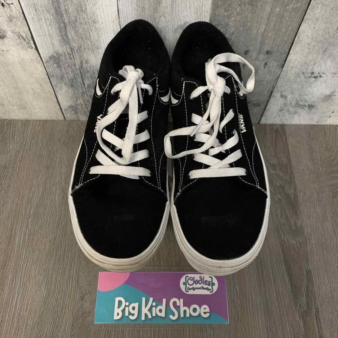 Size 7 Black/White Vans Sneakers