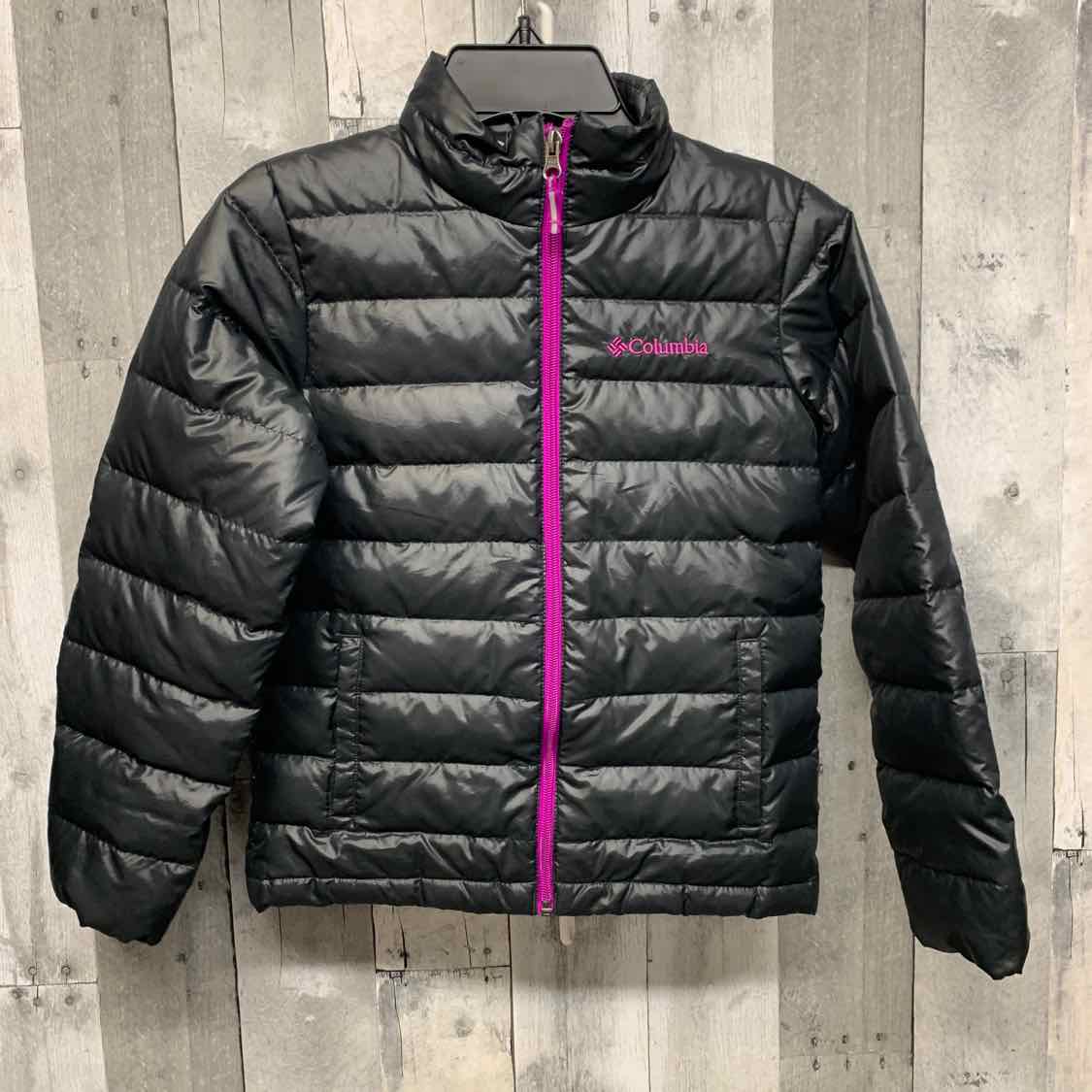 Size 8 Black/Purple Columbia Sportswear Snow Jacket