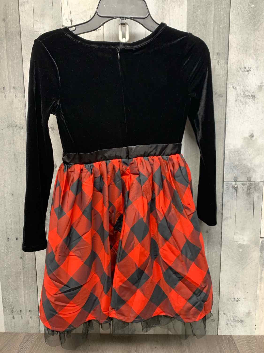 Size 6 Red Plaid Cat & Jack LS Dress