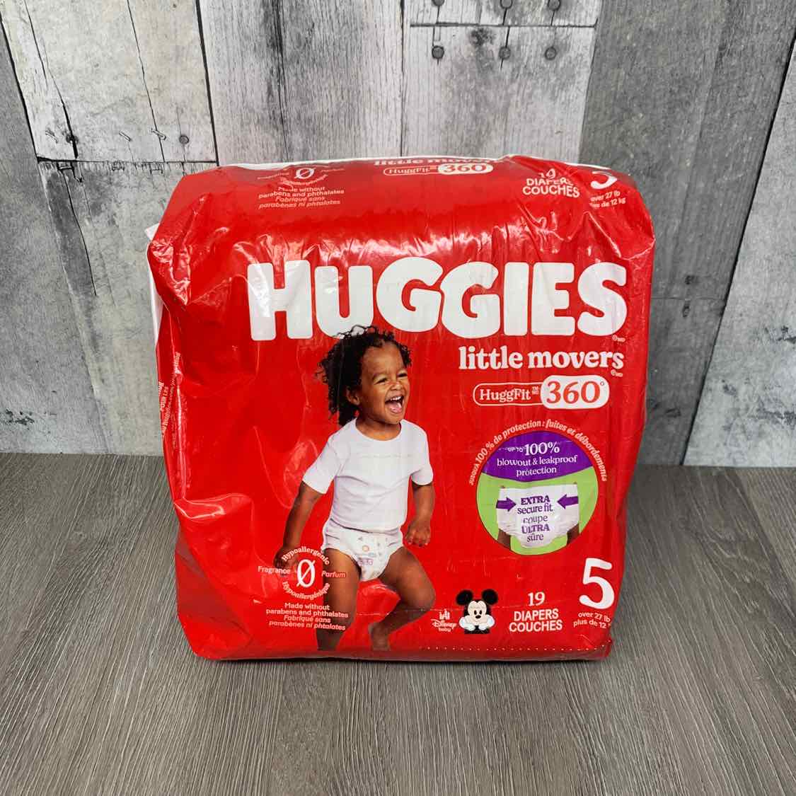 Diaper Size 5 Huggies Disposable Diapers