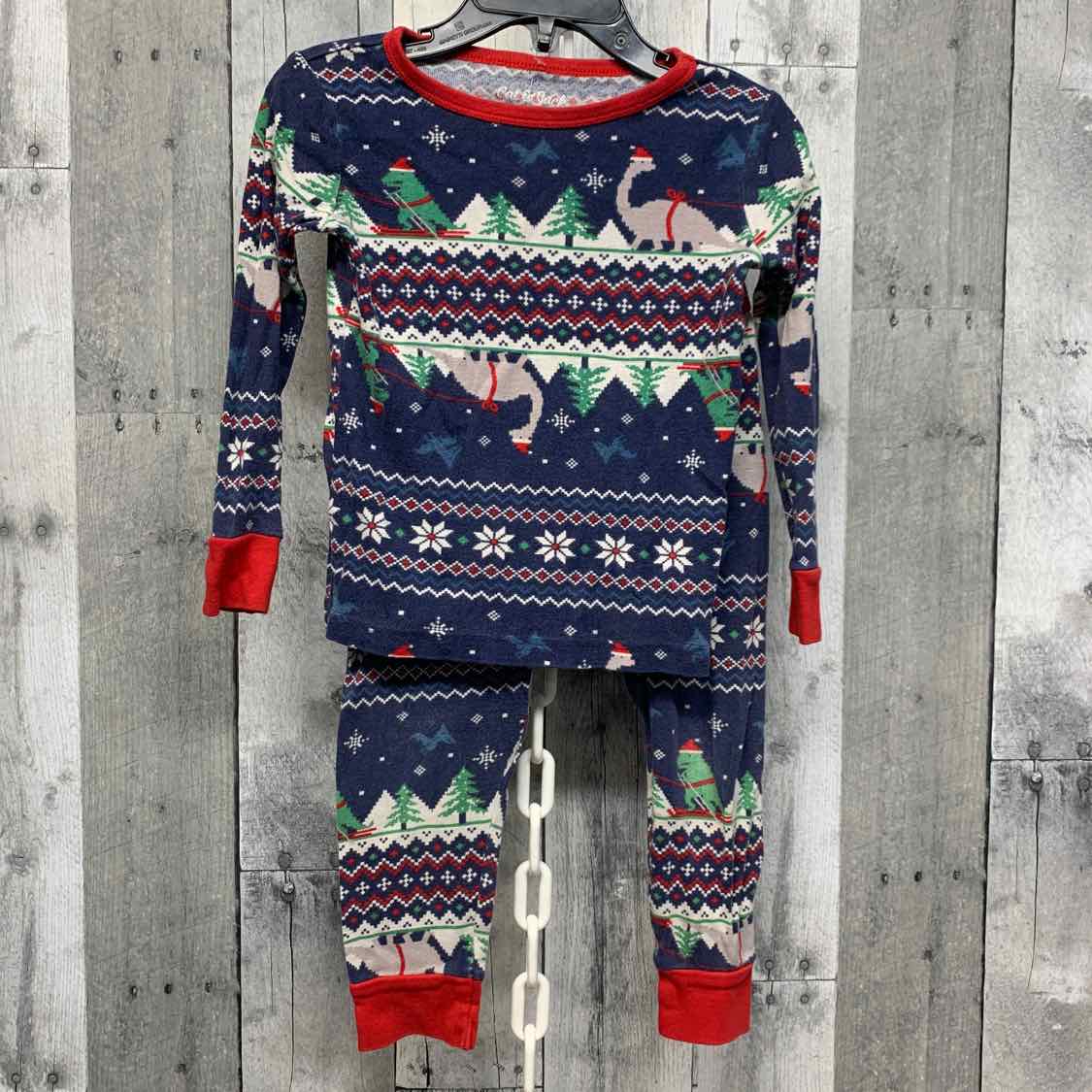 Size 3T Navy/Red Cat & Jack 2pc PJs