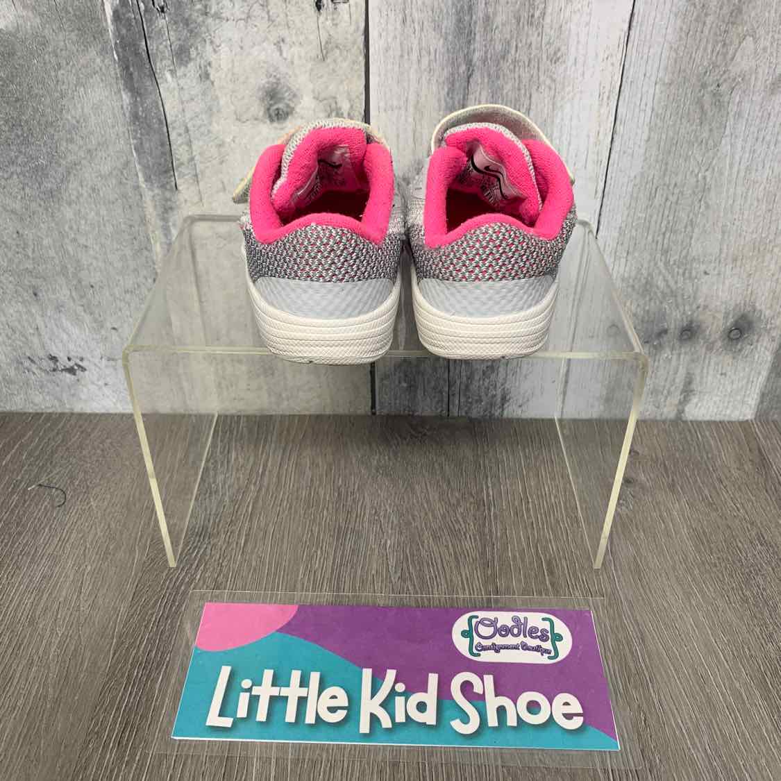 Size 2 Gray/Pink Sport Brand Sneakers