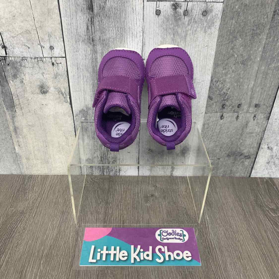 Size 4 Purple Stride Rite Sneakers