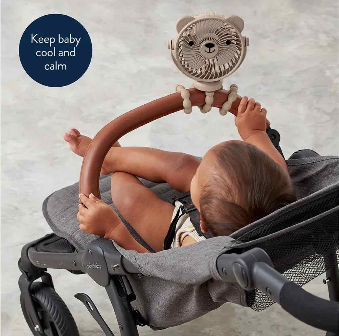 Itzy Ritzy Breeze 3-Speed Stroller Fan - OodlesCB