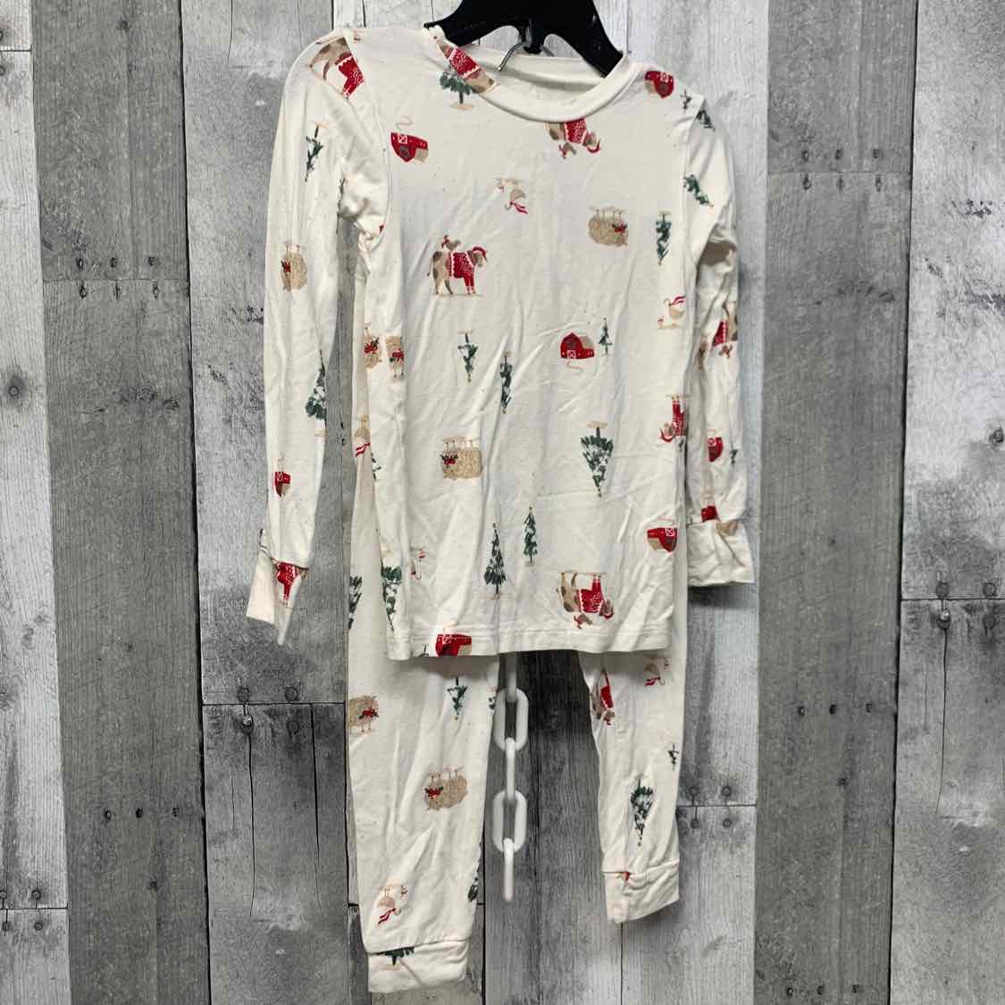 Size 2T White Graphic Just One You 2pc PJs