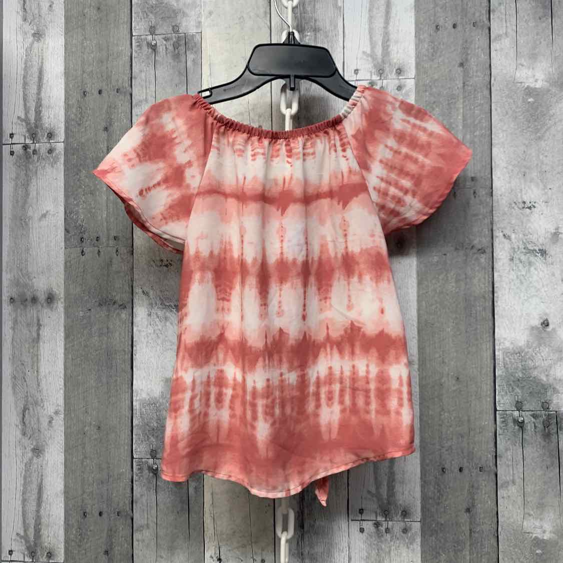 Size Small Pink/White Lily Bleu Short Sleeve Shirt - OodlesCB