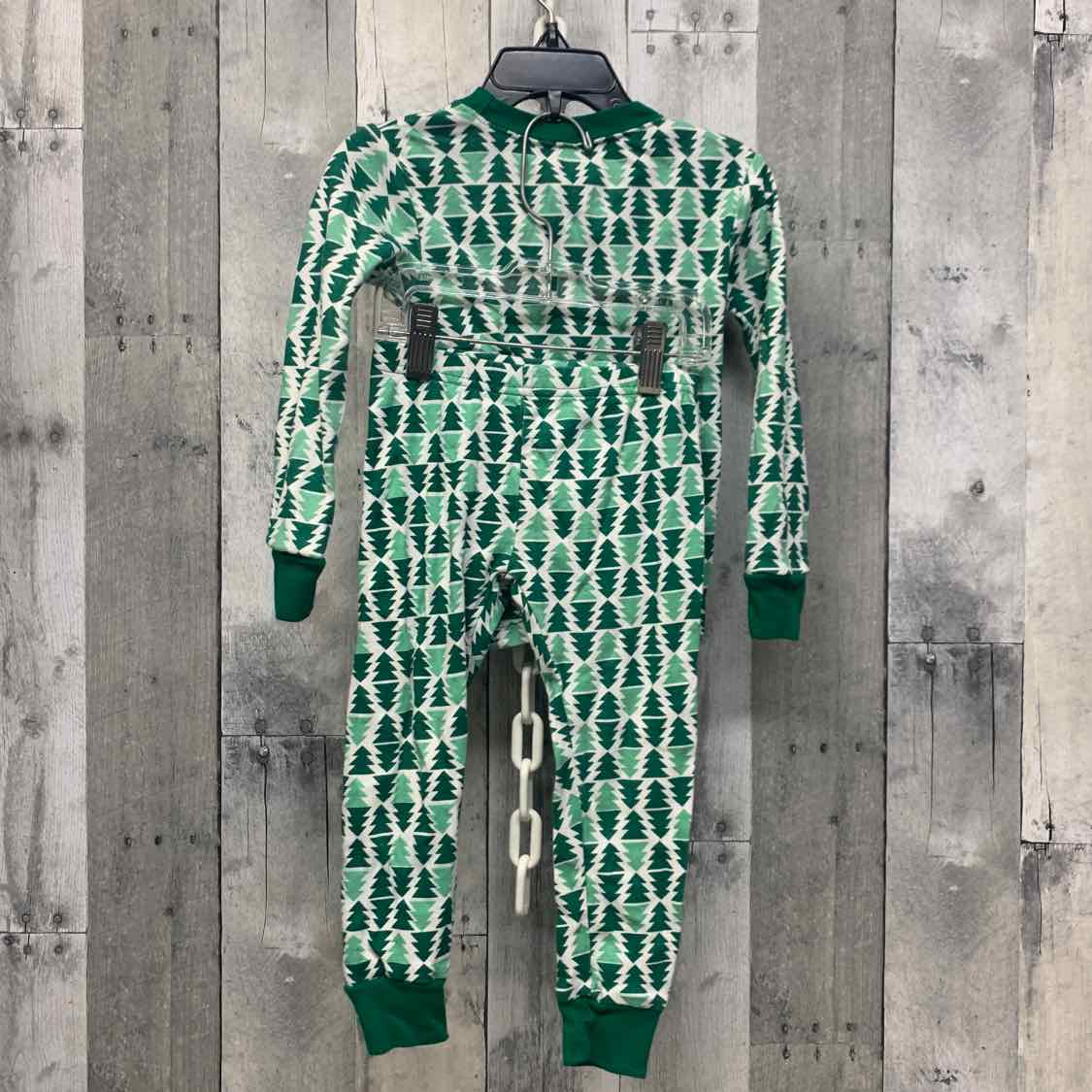 Size 3T Green Print Carter's 2pc PJs