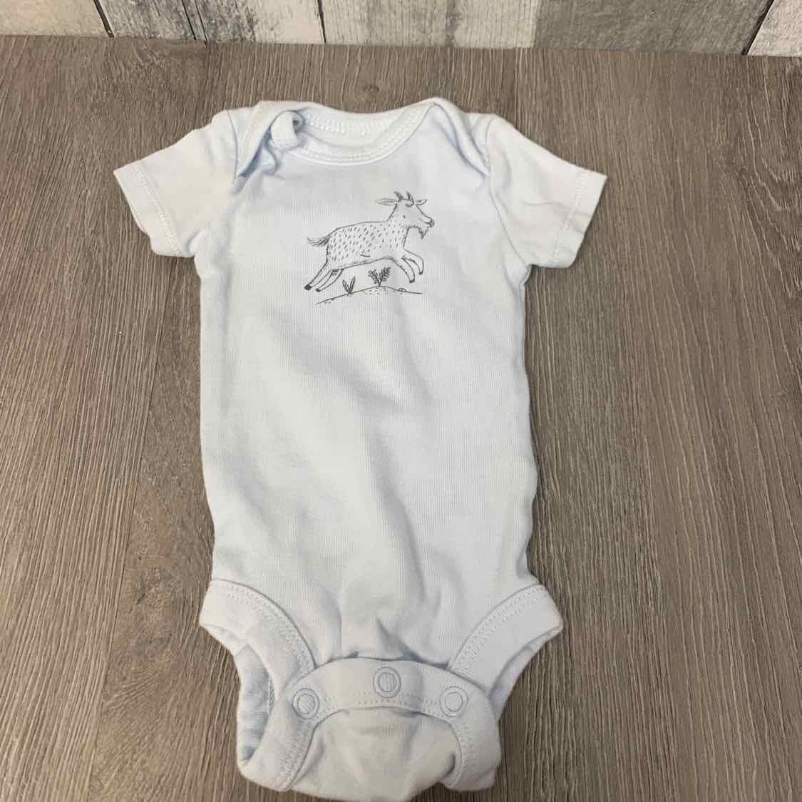 Size Preemie Blue Carter's Bodysuit