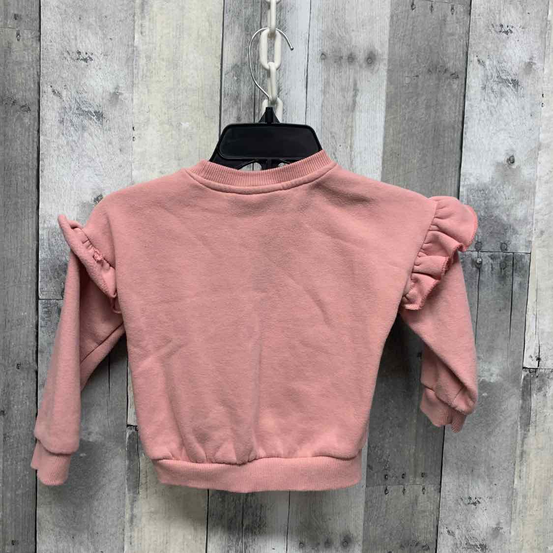 Size 4T Pink Print Disney Sweat Shirt