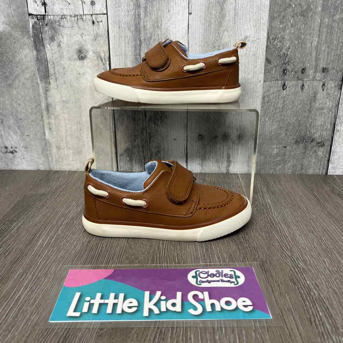 Size 8 Brown Cat & Jack Loafers