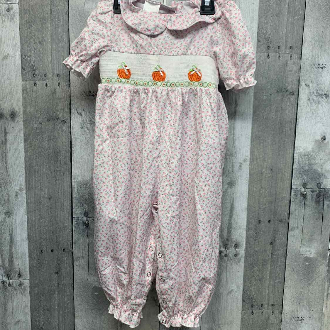 Size 18 Months White Print B Brand Romper