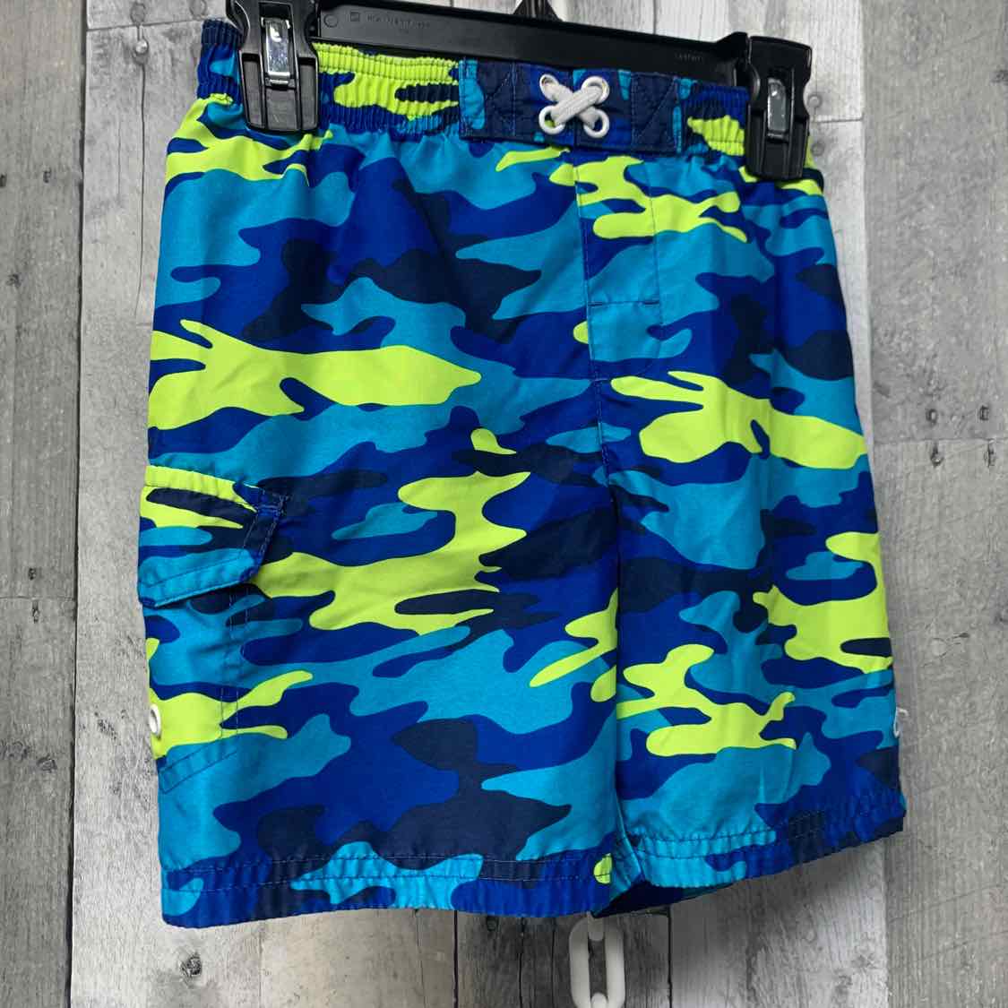 Size 4T Blue/Green OP Swim Trunks