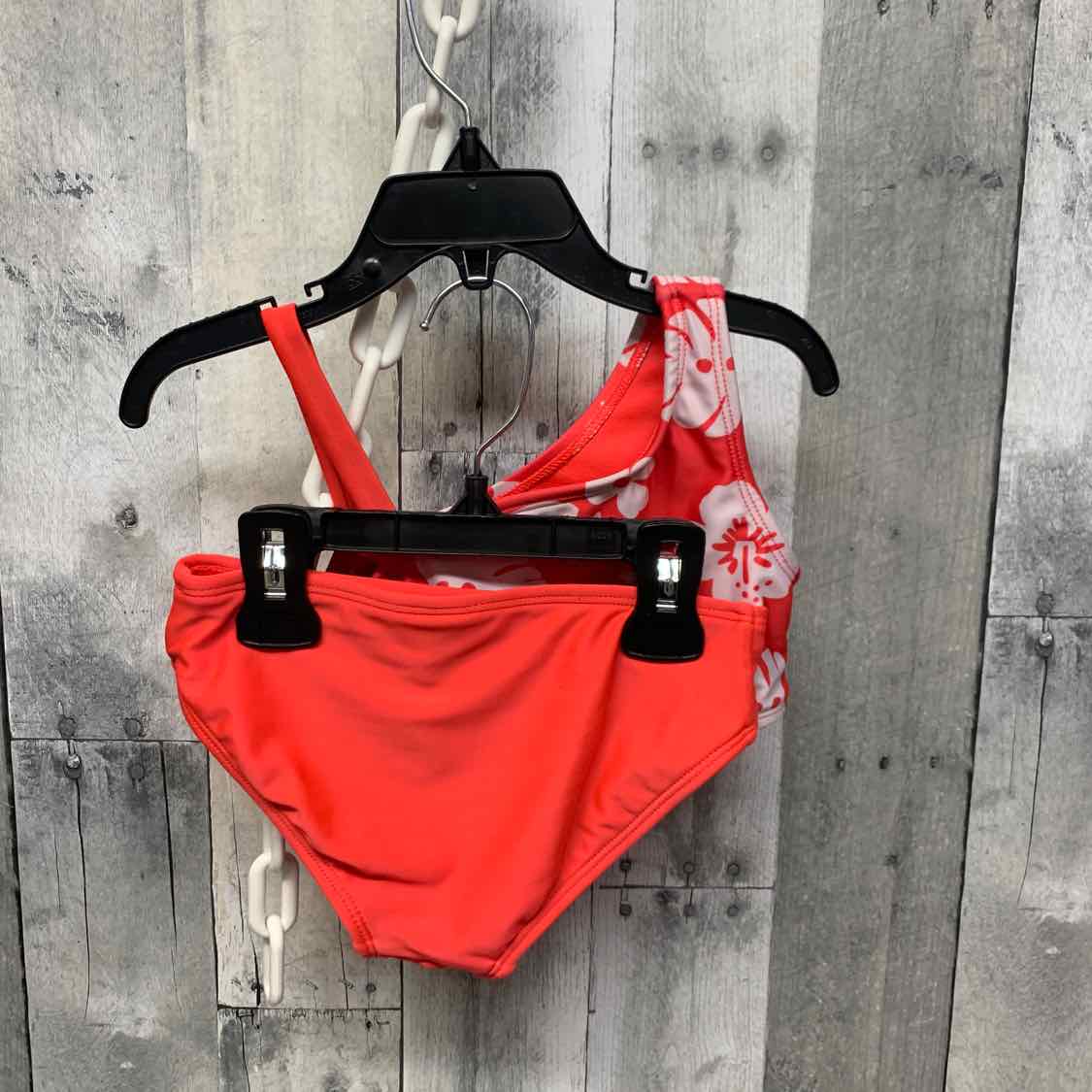 Size 4/5 Pink/White Cat & Jack Swim Suit - 2pc+