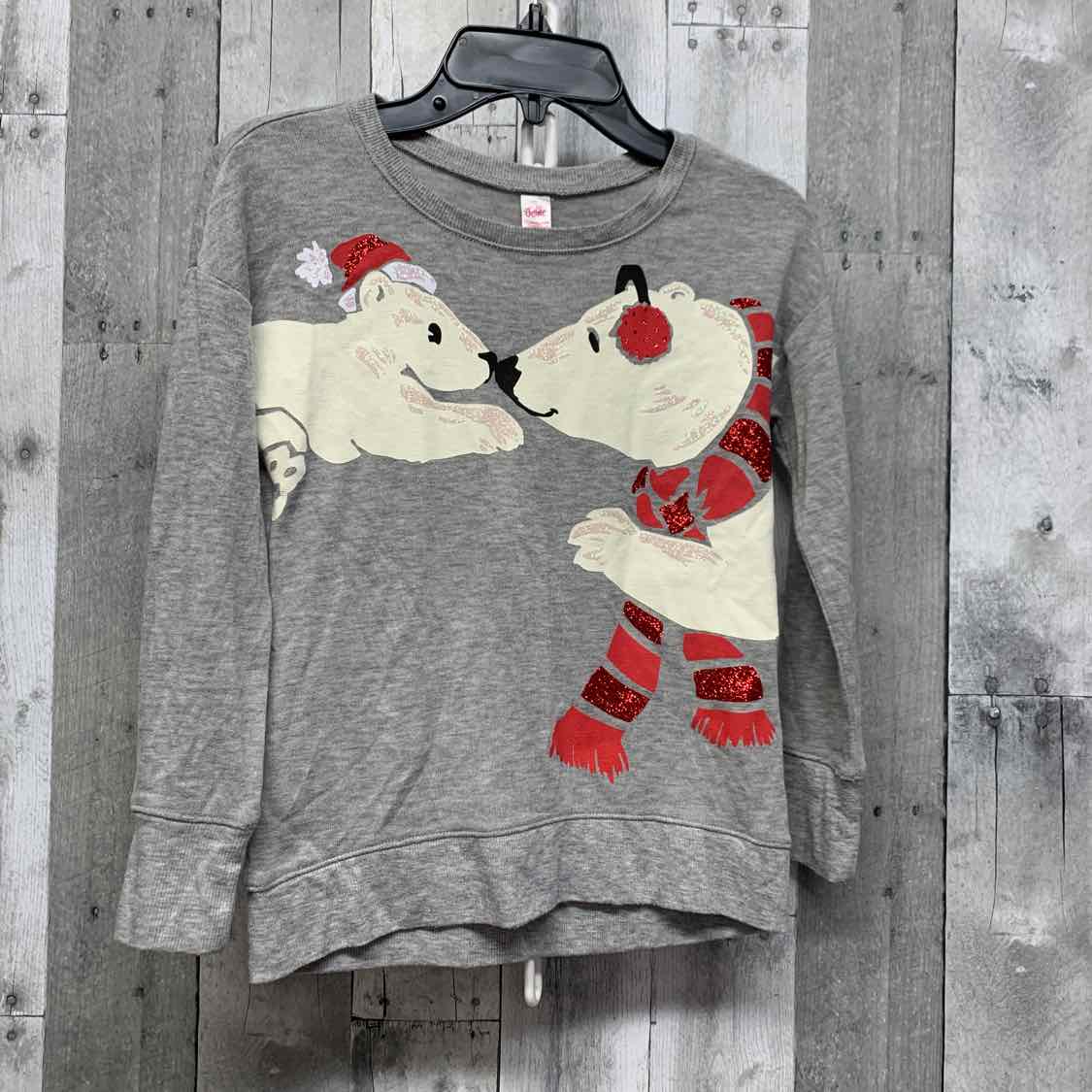 Size 7 Gray Justice Long Sleeve Shirt