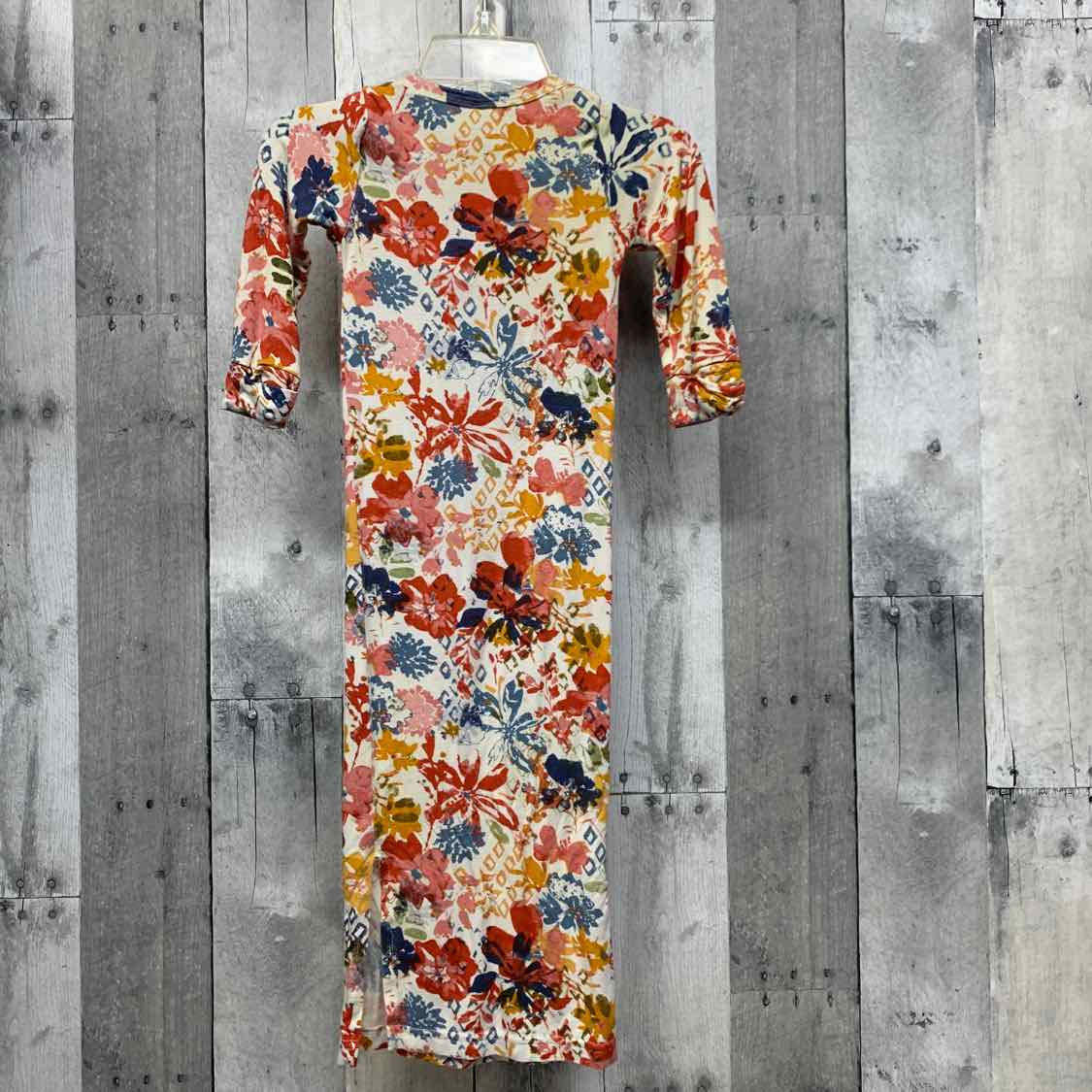 Size 0-3 Months Ivory Print Name Brand Layette