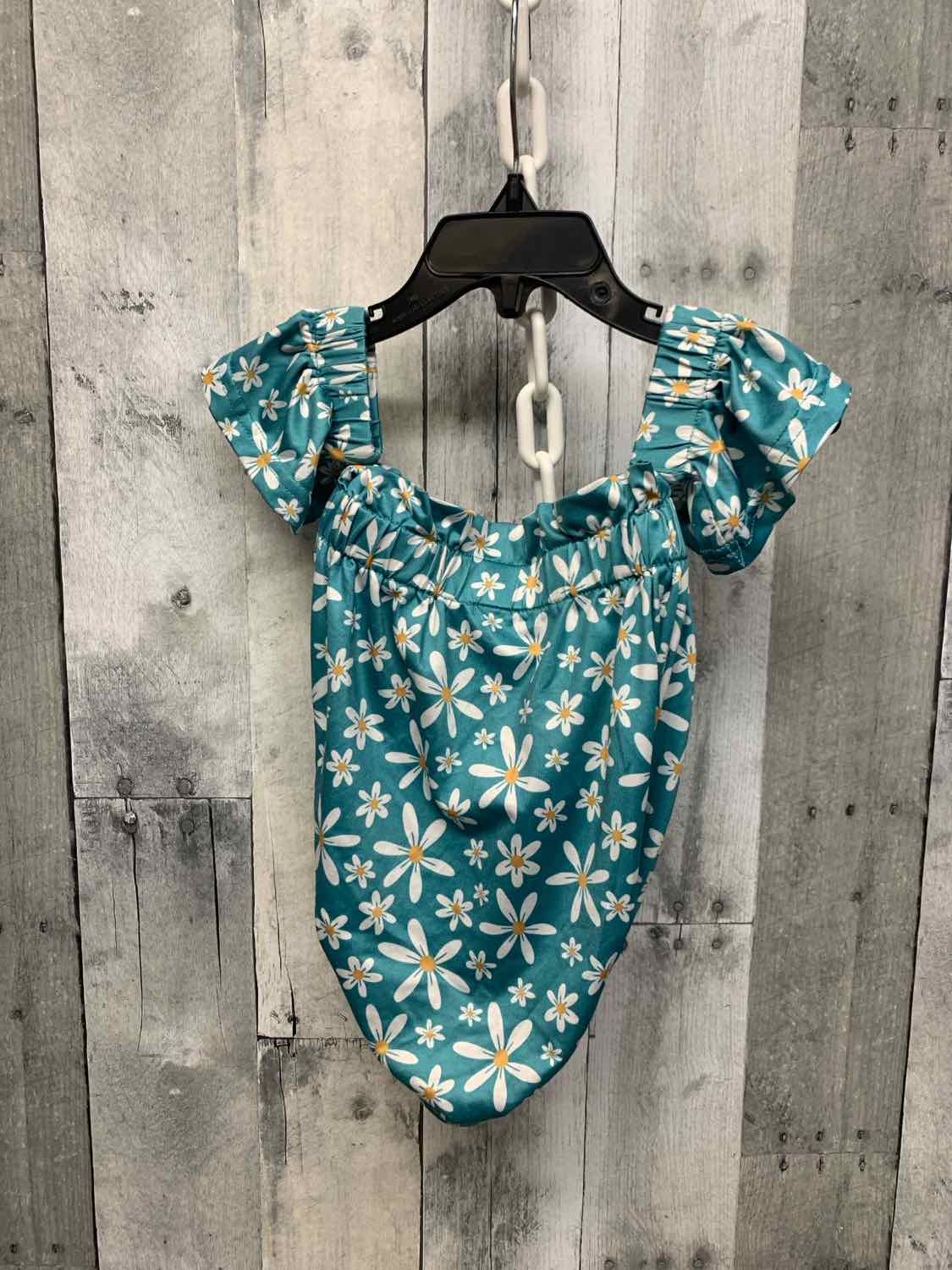 Size 18-24 Months Green Graphic Bailey's Blossoms Romper