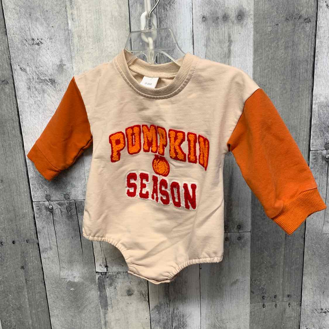Size 3-6 Months Tan/Orange B Brand Romper