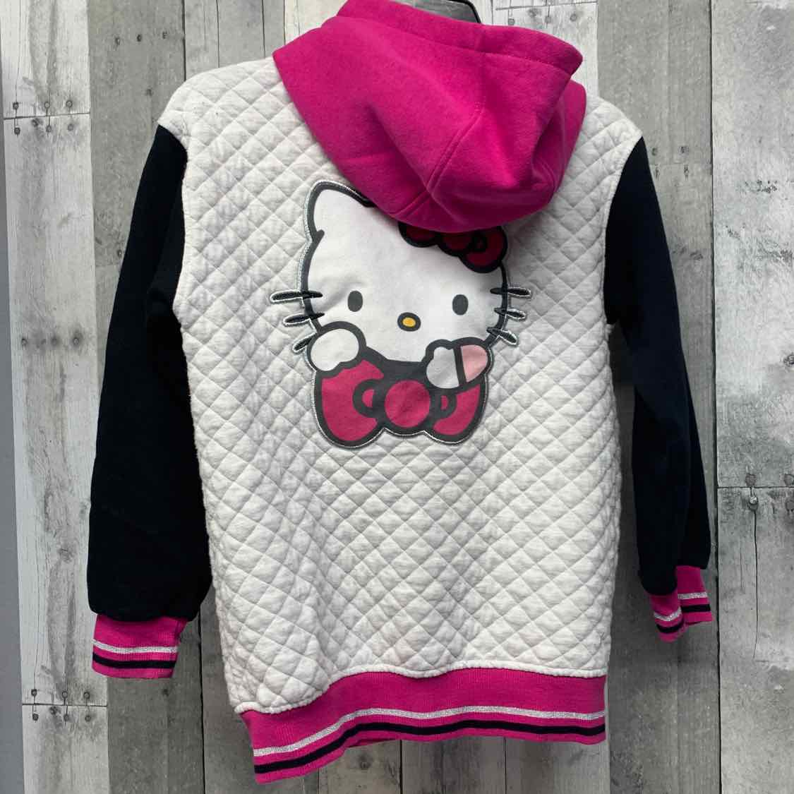 Size 7/8 Gray/Black Hello Kitty Light Jacket