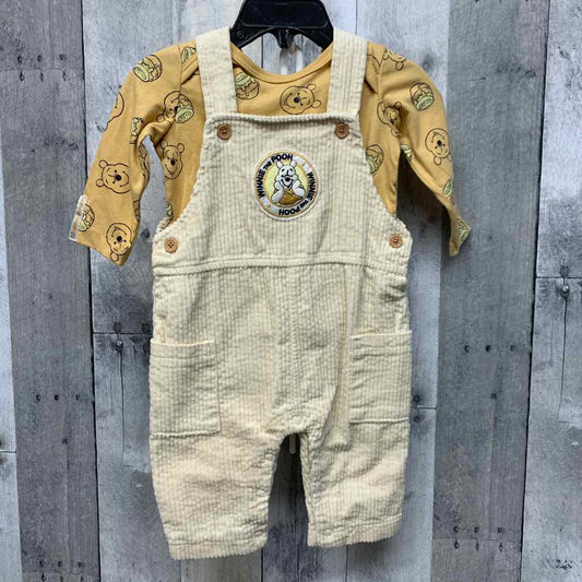 Size 3-6 Months Yellow/Tan Disney Shirt/Pants