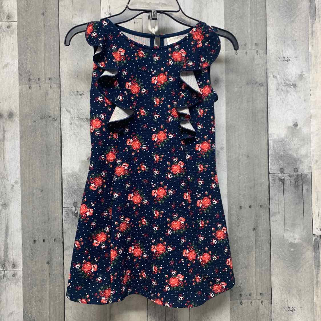 Size 6 Navy Floral Beautees Dress