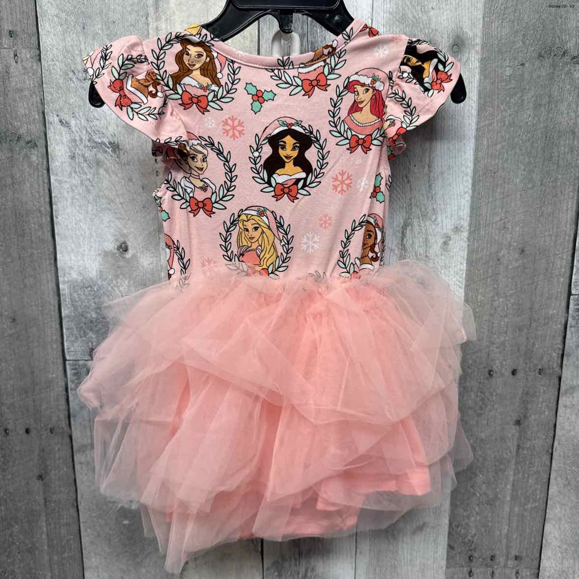 Size 12-18 Months Pink Graphic Bamboo Romper