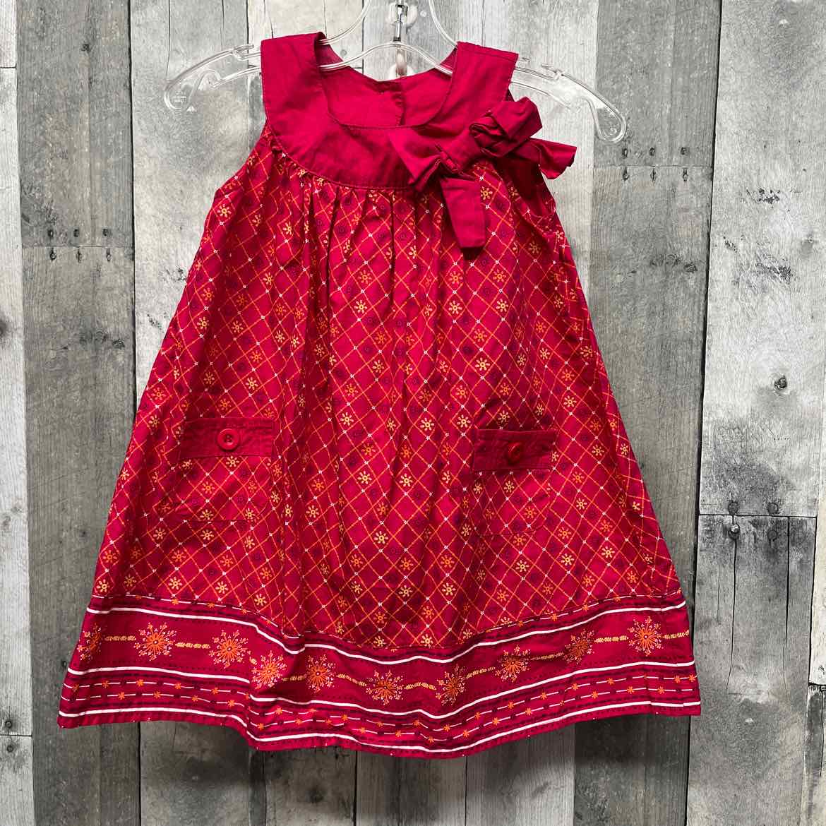 Size 4T Pink/Orange Blueberi Boulevard Dress