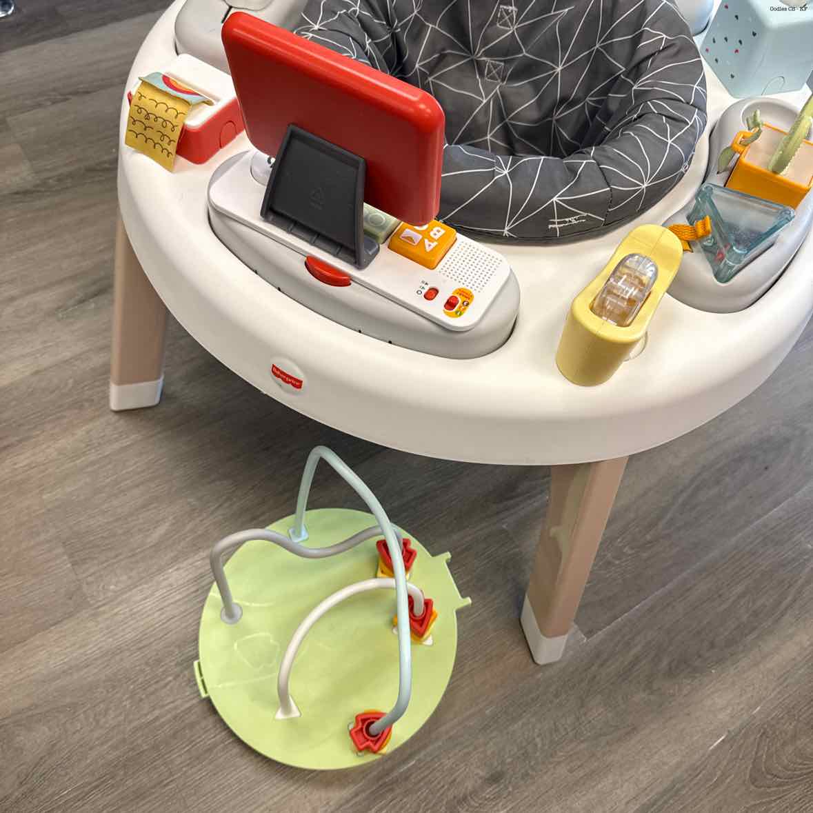 Fisher Price White/Gray Exersaucer