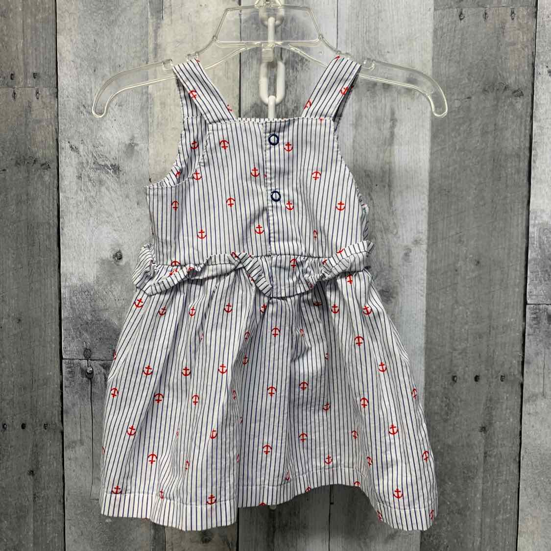 Size 6 Months Navy/White Just One You Dress