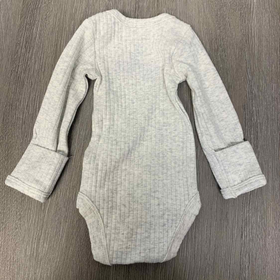 Size Preemie Gray Simple Joys Bodysuit