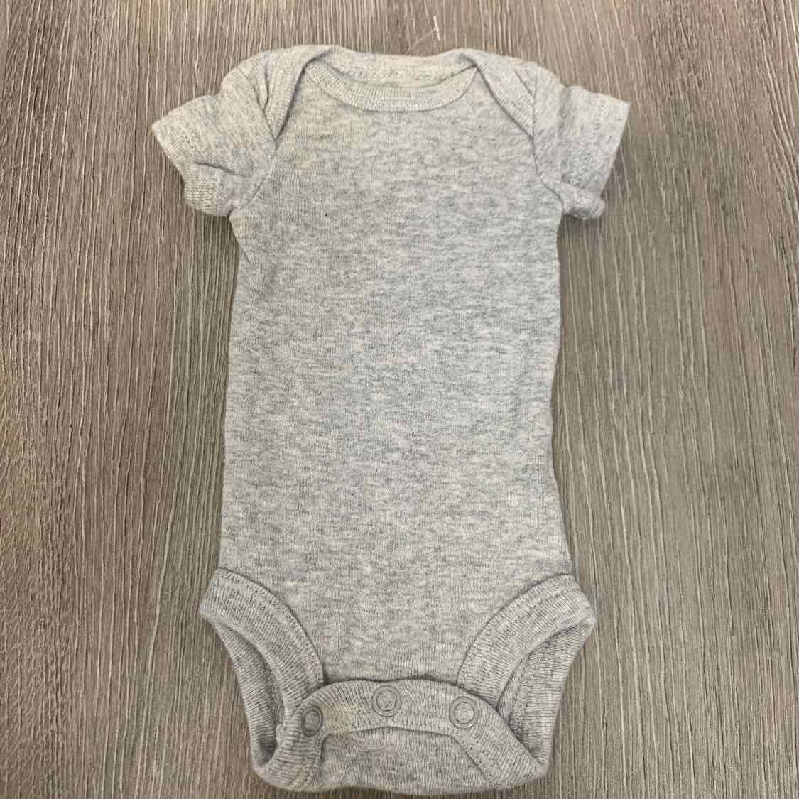 Size Preemie Gray Precious First Bodysuit