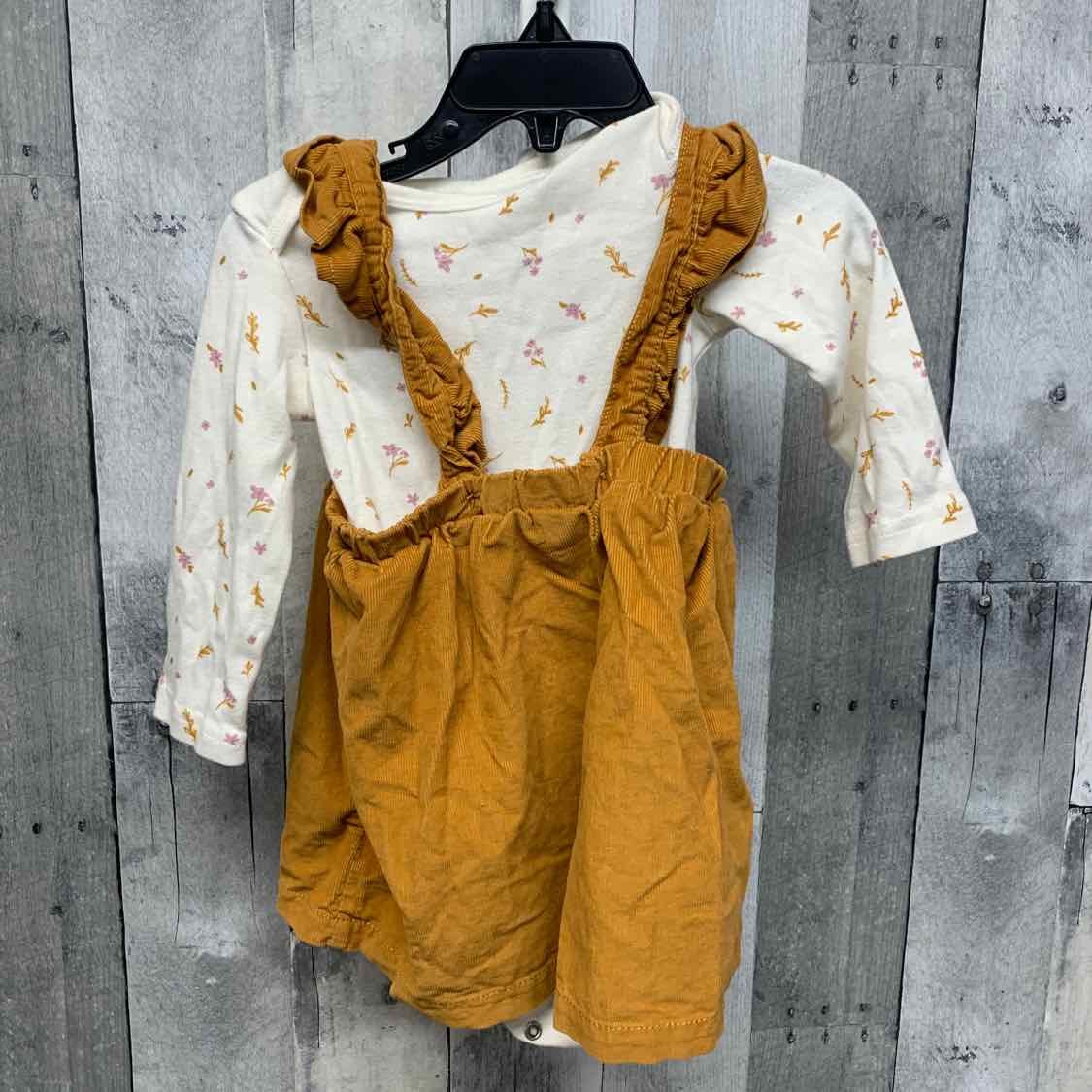Size 12 Months Ivory/Brown Just One You Shirt/Jumper