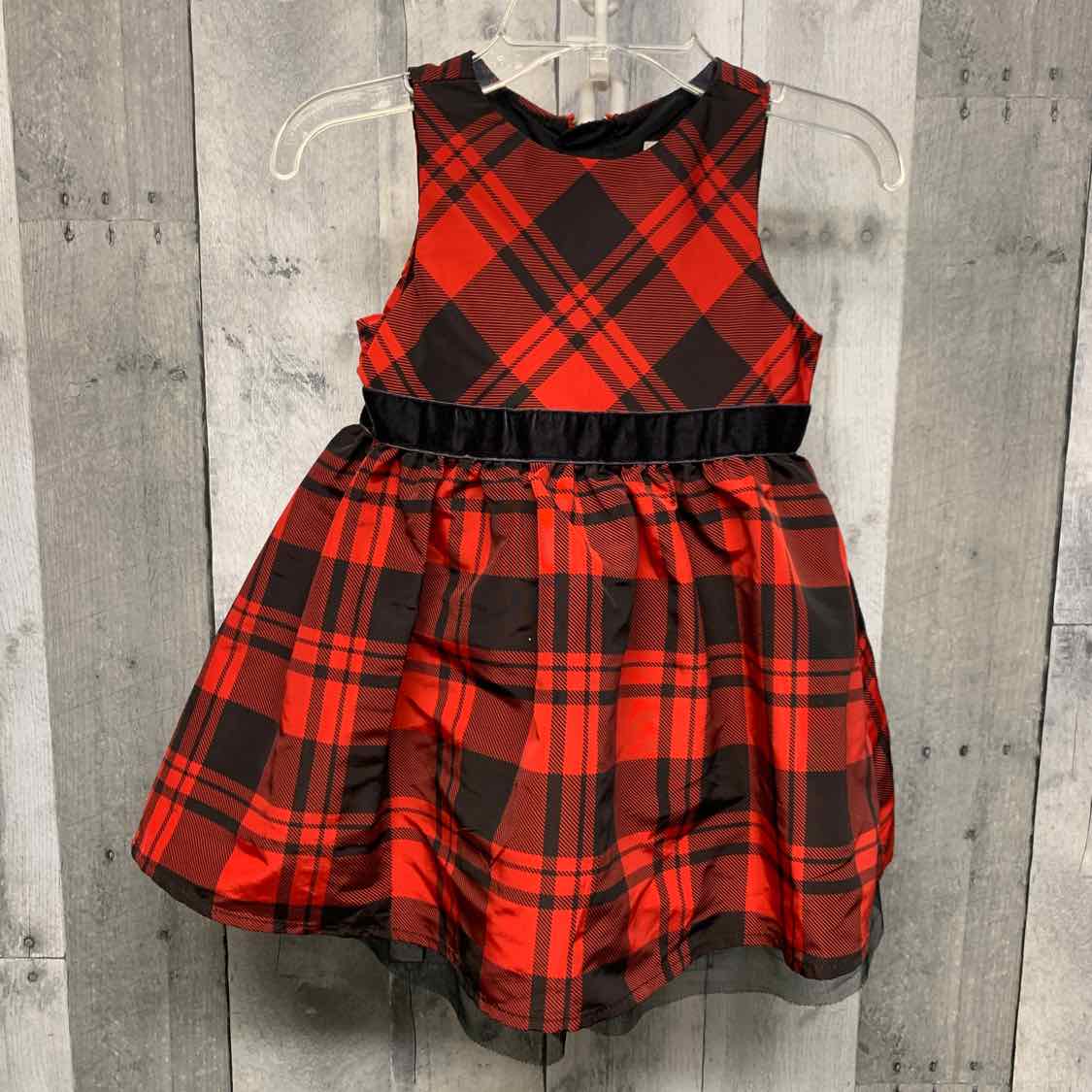 Size 18 Months Red/Black Cat & Jack Dress - Party