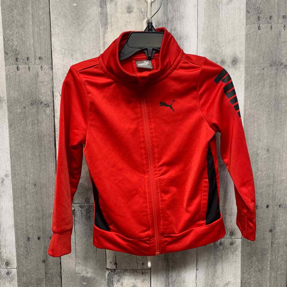 Size 2T Red/Black Puma Light Jacket