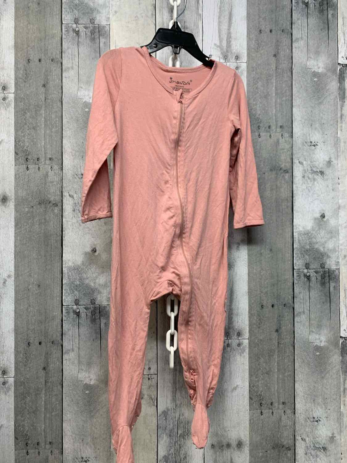 Size 18-24 Months Pink Bamboo Footy PJs