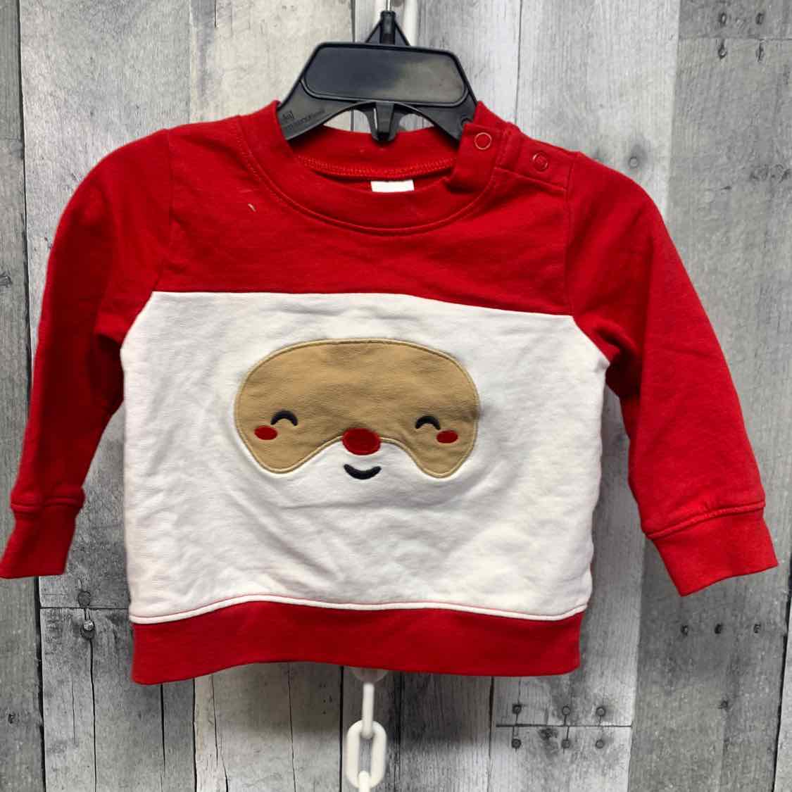 Size 12 Months Red/White Carter's Sweat Shirt