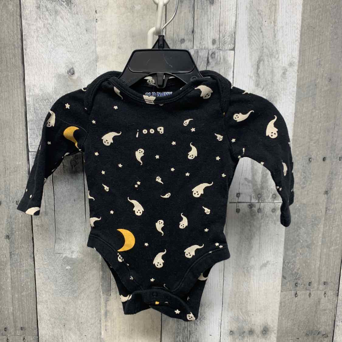 Size 3-6 Months Black/White Old Navy Bodysuit