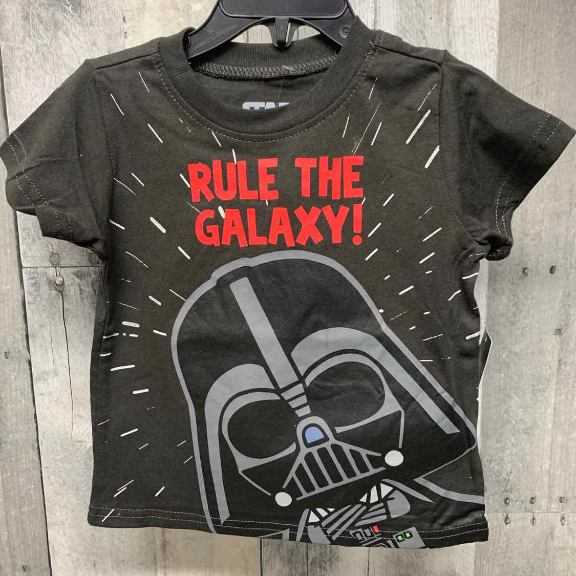 Size 2T Black Graphic Star Wars T Shirt